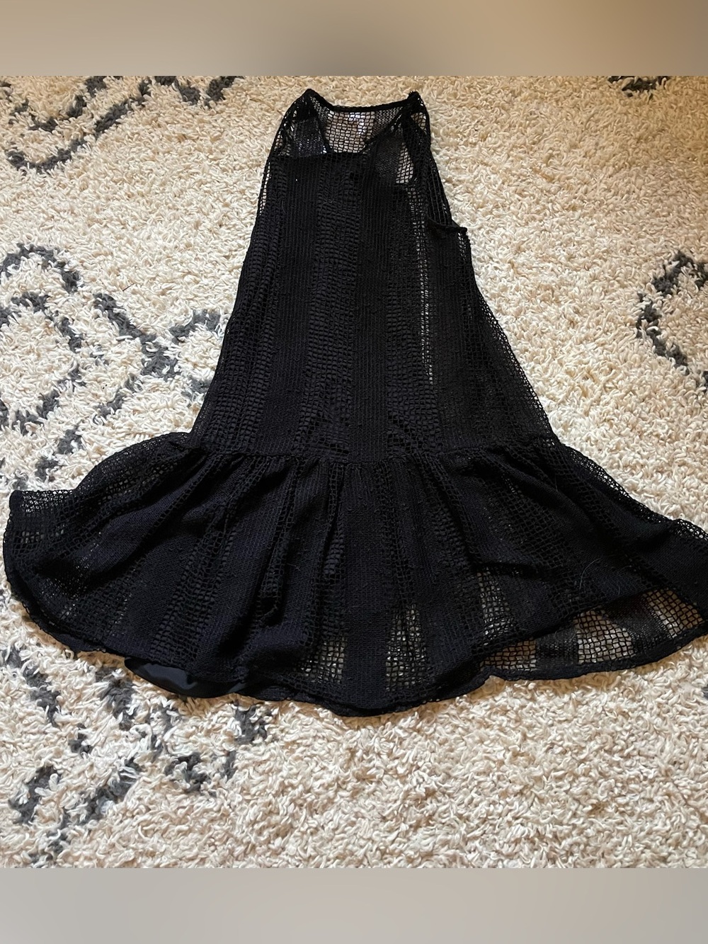 BCBG generation black net dress